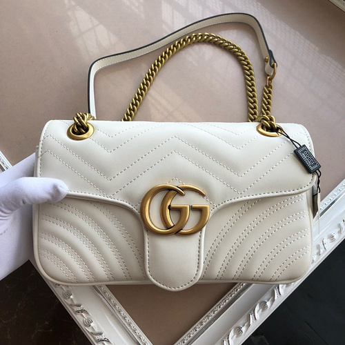 Gucci bag GG Marmont series chain with mini shoulder bag 443497  leather-45ee26e6